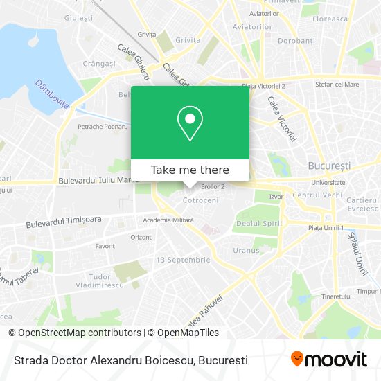 Strada Doctor Alexandru Boicescu map