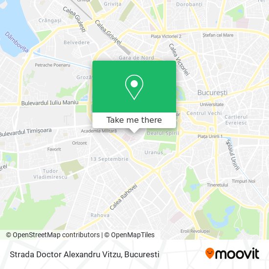 Strada Doctor Alexandru Vitzu map
