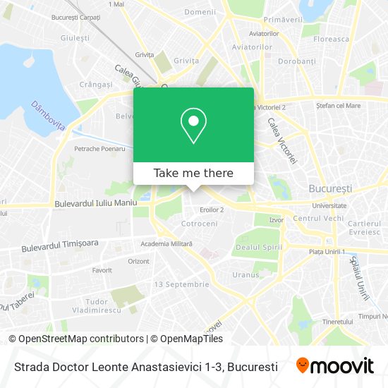 Strada Doctor Leonte Anastasievici 1-3 map