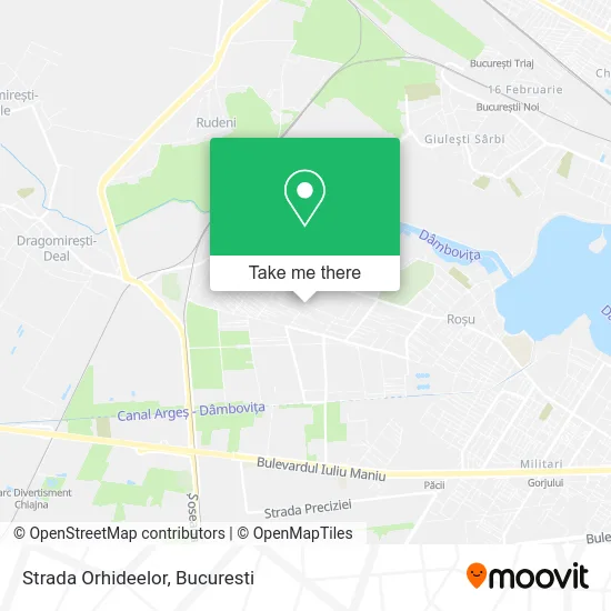 Strada Orhideelor map