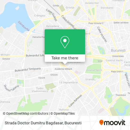 Strada Doctor Dumitru Bagdasar map