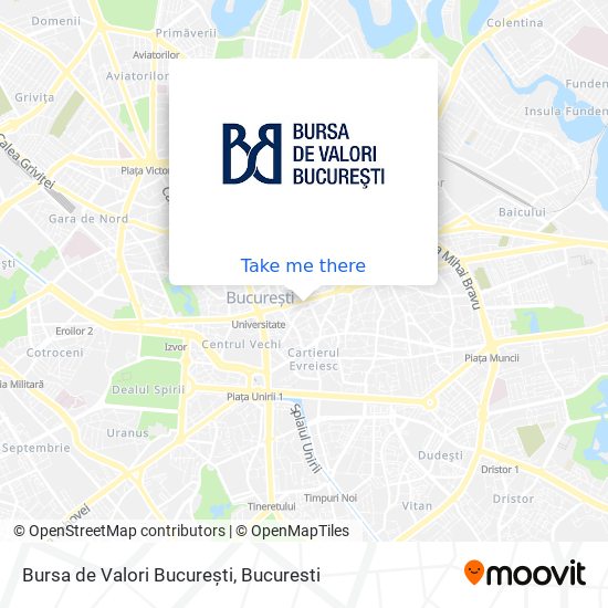 Bursa de Valori București map