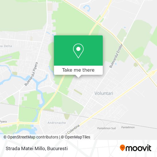 Strada Matei Millo map