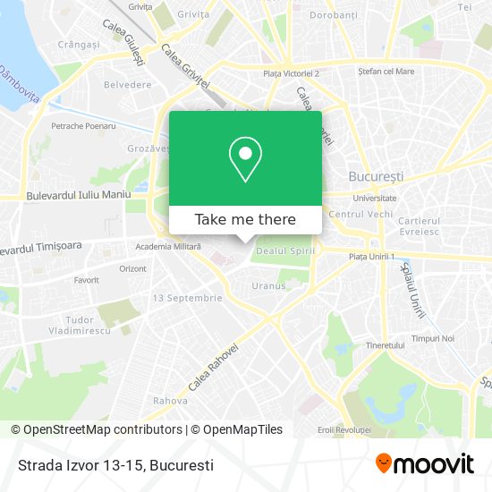 Strada Izvor 13-15 map