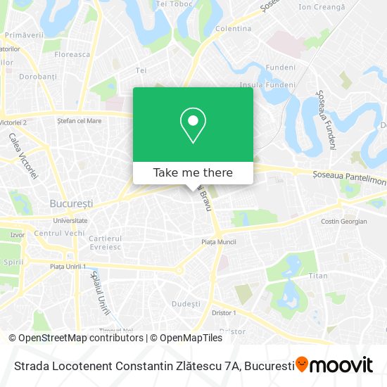 Strada Locotenent Constantin Zlătescu 7A map