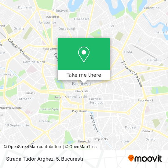Strada Tudor Arghezi 5 map