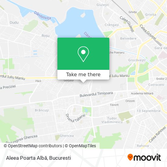 Aleea Poarta Albă map