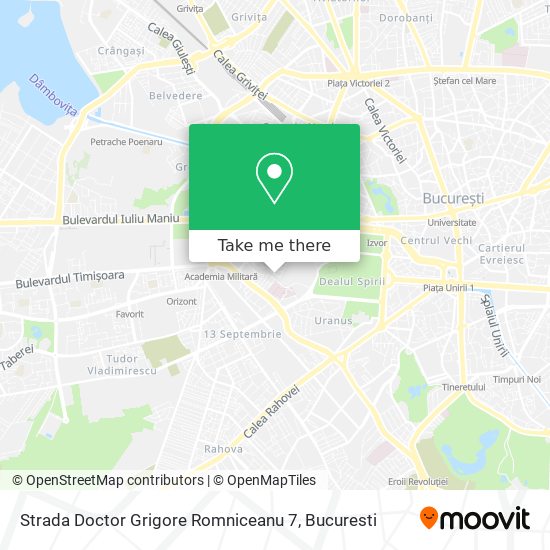 Strada Doctor Grigore Romniceanu 7 map