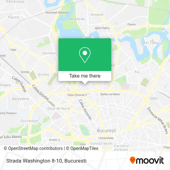 Strada Washington 8-10 map