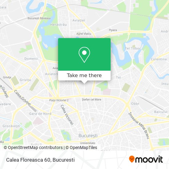 Calea Floreasca 60 map