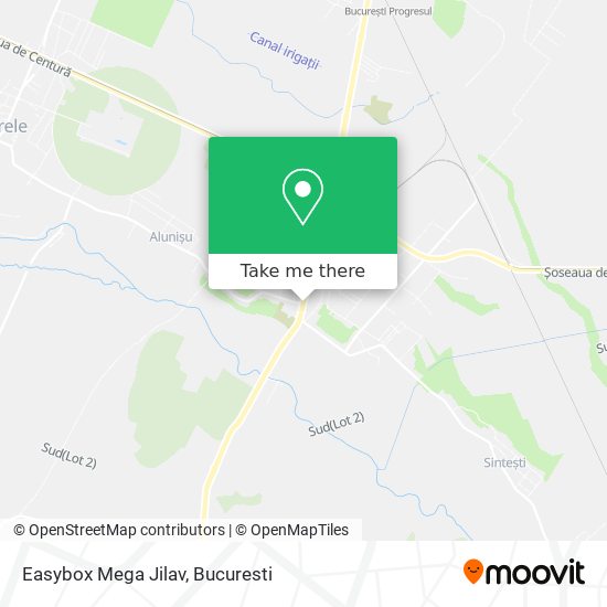 Easybox Mega Jilav map