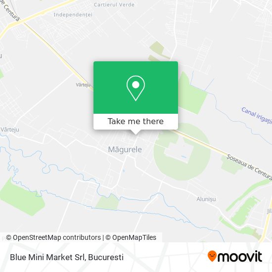 Blue Mini Market Srl map