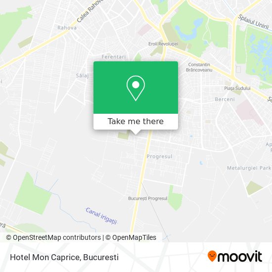 Hotel Mon Caprice map