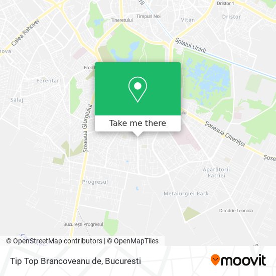 Tip Top Brancoveanu de map