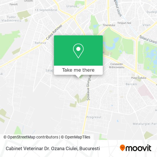 Cabinet Veterinar Dr. Ozana Ciulei map