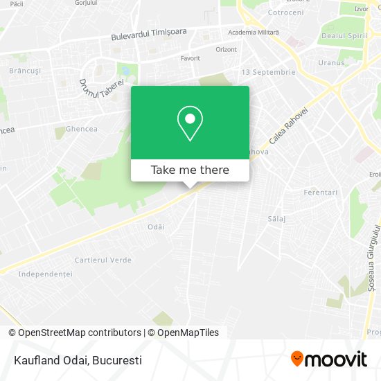 Kaufland Odai map