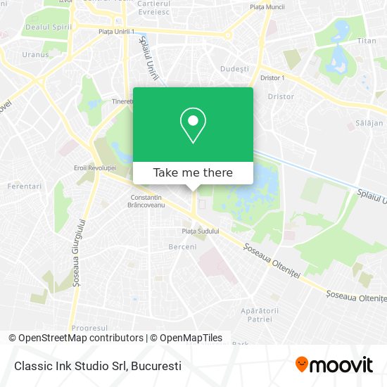Classic Ink Studio Srl map