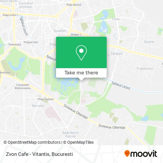 Zvon Cafe - Vitantis map