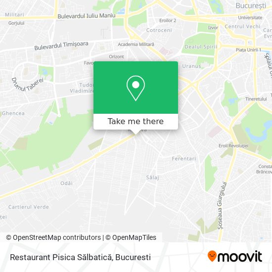 Restaurant Pisica Sălbatică map