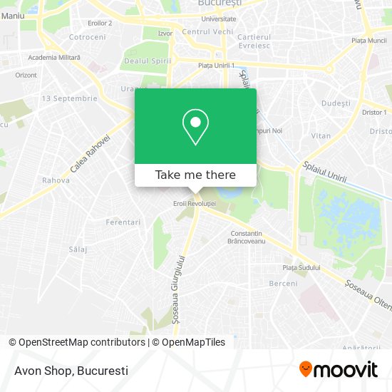 Avon Shop map
