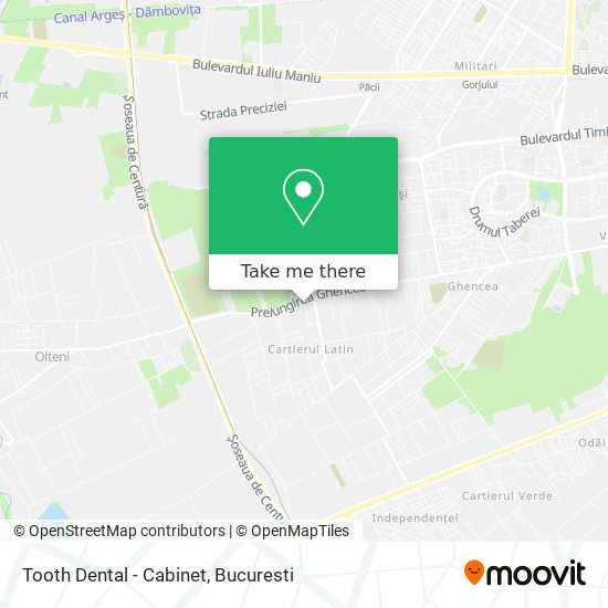 Tooth Dental - Cabinet map