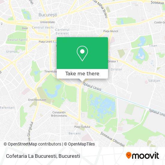 Cofetaria La Bucuresti map