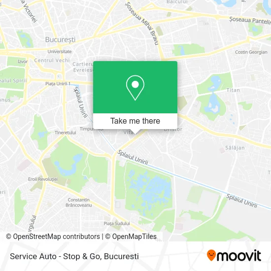 Service Auto - Stop & Go map