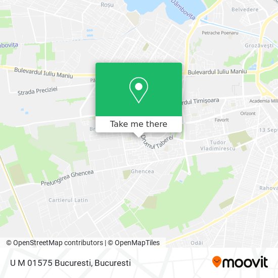 U M 01575 Bucuresti map