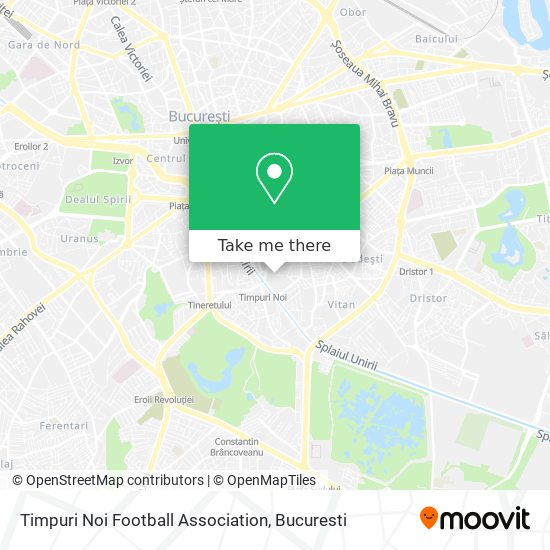 Timpuri Noi Football Association map