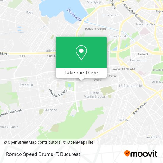 Romco Speed Drumul T map