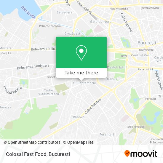 Colosal Fast Food map