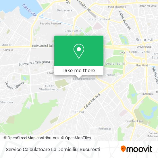 Service Calculatoare La Domiciliu map