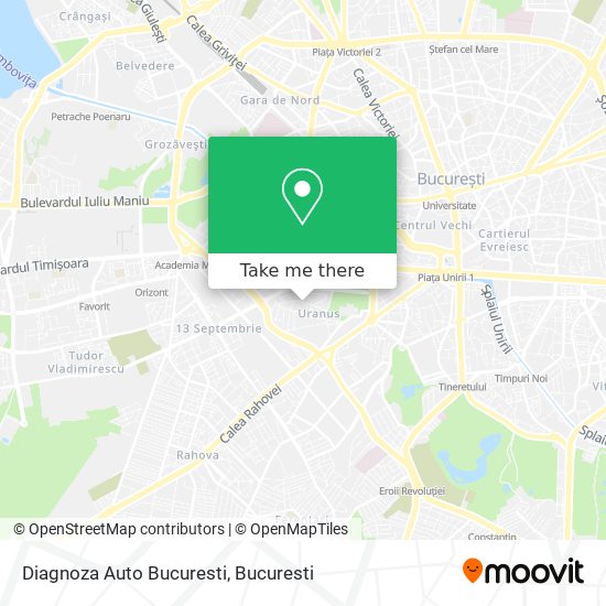 Diagnoza Auto Bucuresti map