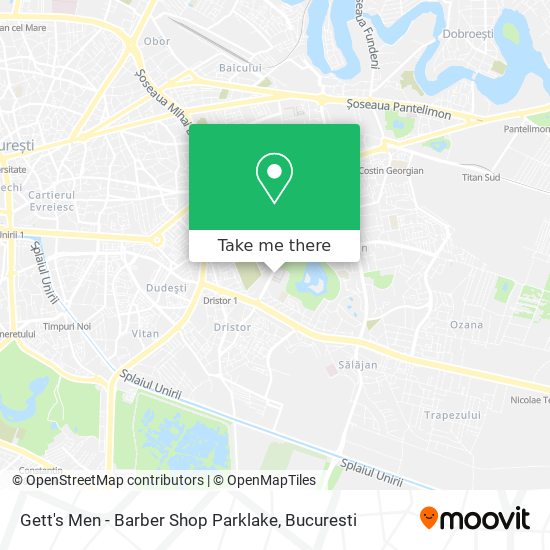 Gett's Men - Barber Shop Parklake map