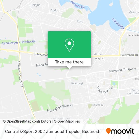 Centrul k-Sport 2002 Zambetul Trupului map