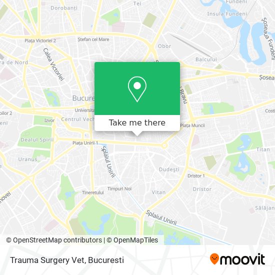 Trauma Surgery Vet map