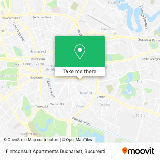 Finitconsult Apartments Bucharest map