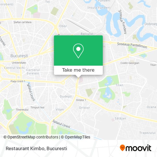 Restaurant Kimbo map