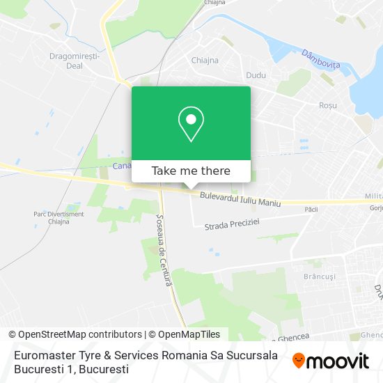 Euromaster Tyre & Services Romania Sa Sucursala Bucuresti 1 map