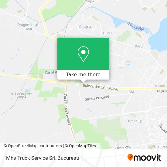 Mhs Truck Service Srl map