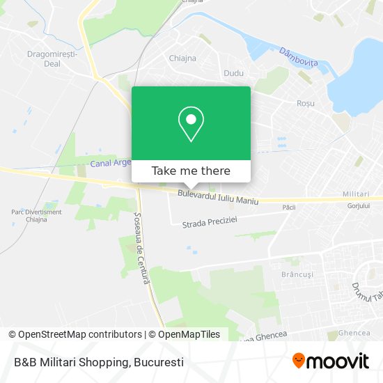 B&B Militari Shopping map