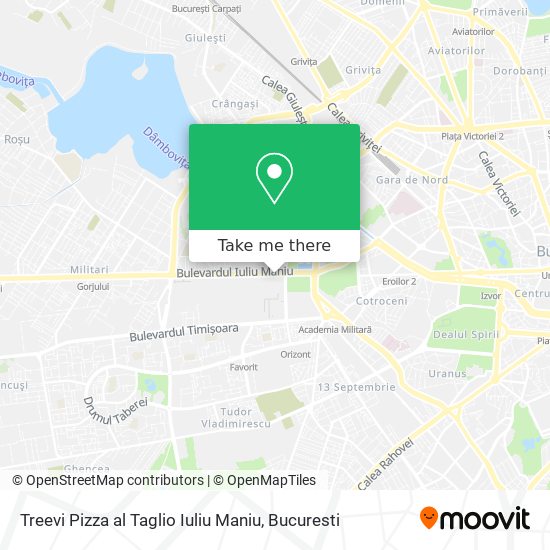 Treevi Pizza al Taglio Iuliu Maniu map