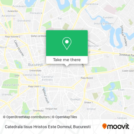 Catedrala Iisus Hristos Este Domnul map
