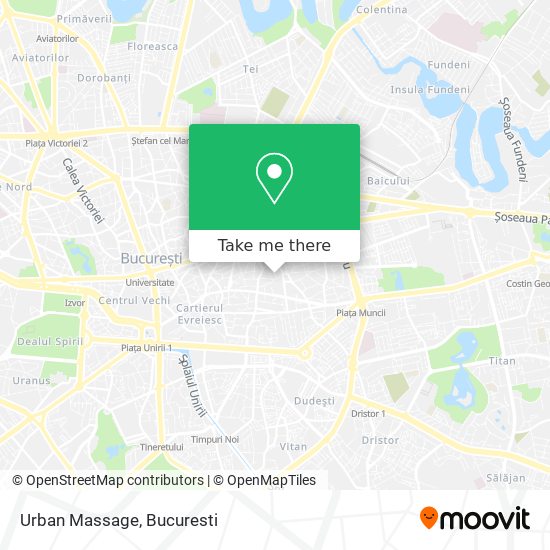 Urban Massage map