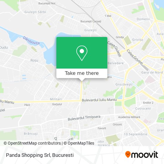 Panda Shopping Srl map