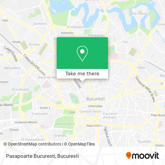 Pasapoarte Bucuresti map