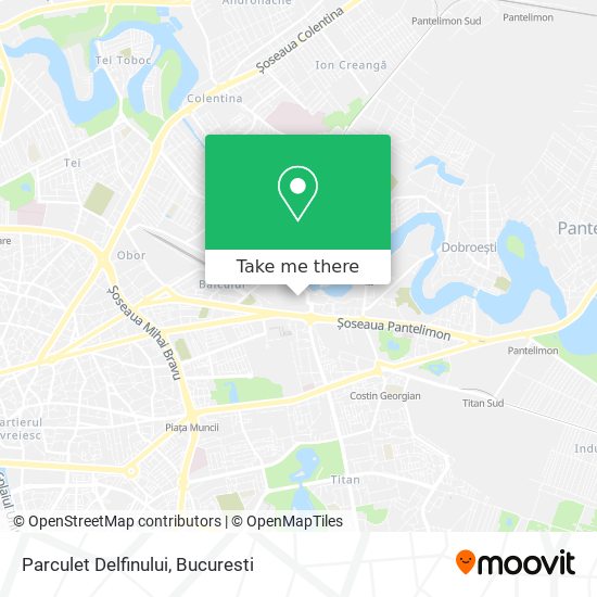 Parculet Delfinului map