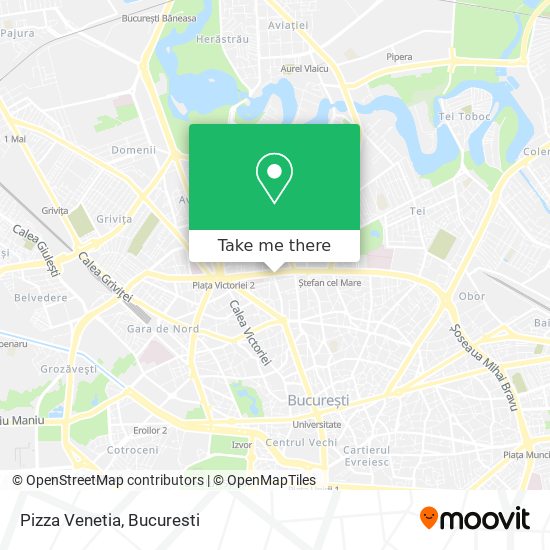 Pizza Venetia map