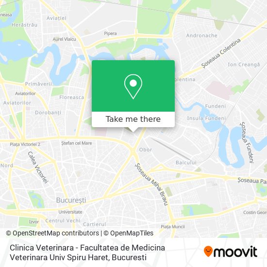 Clinica Veterinara - Facultatea de Medicina Veterinara Univ Spiru Haret map