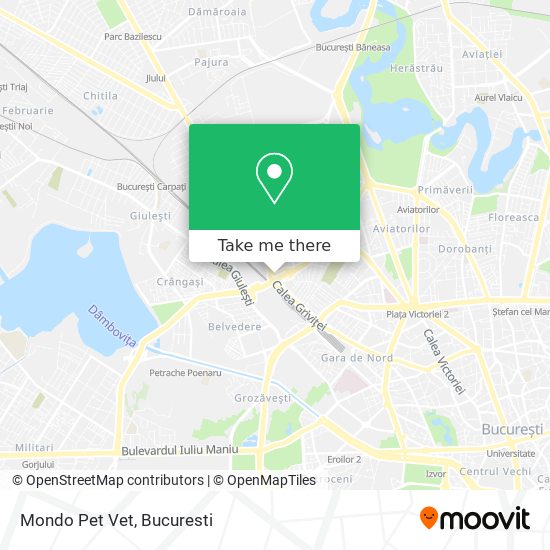 Mondo Pet Vet map